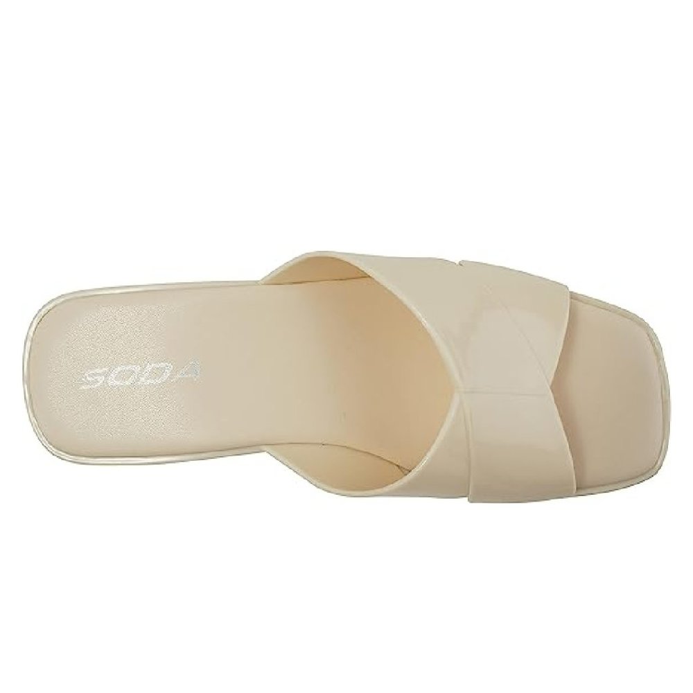 Soda Moving Women's Chunky Block Heel Platform Sa… - image 2